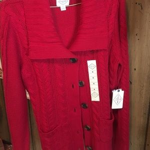 NWT Red Sweater Size Small